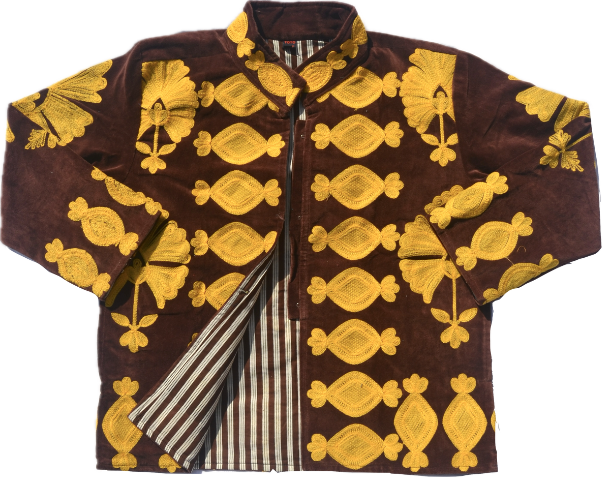 marron jacket
