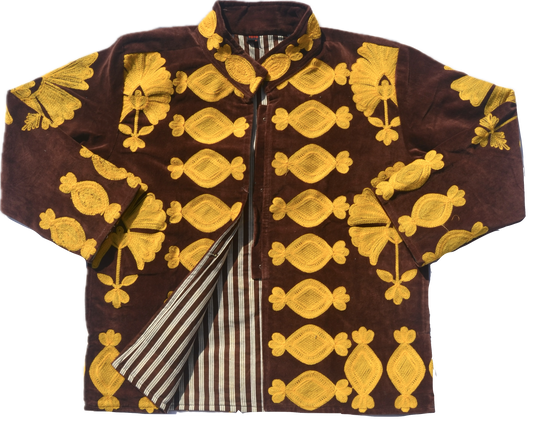 marron jacket