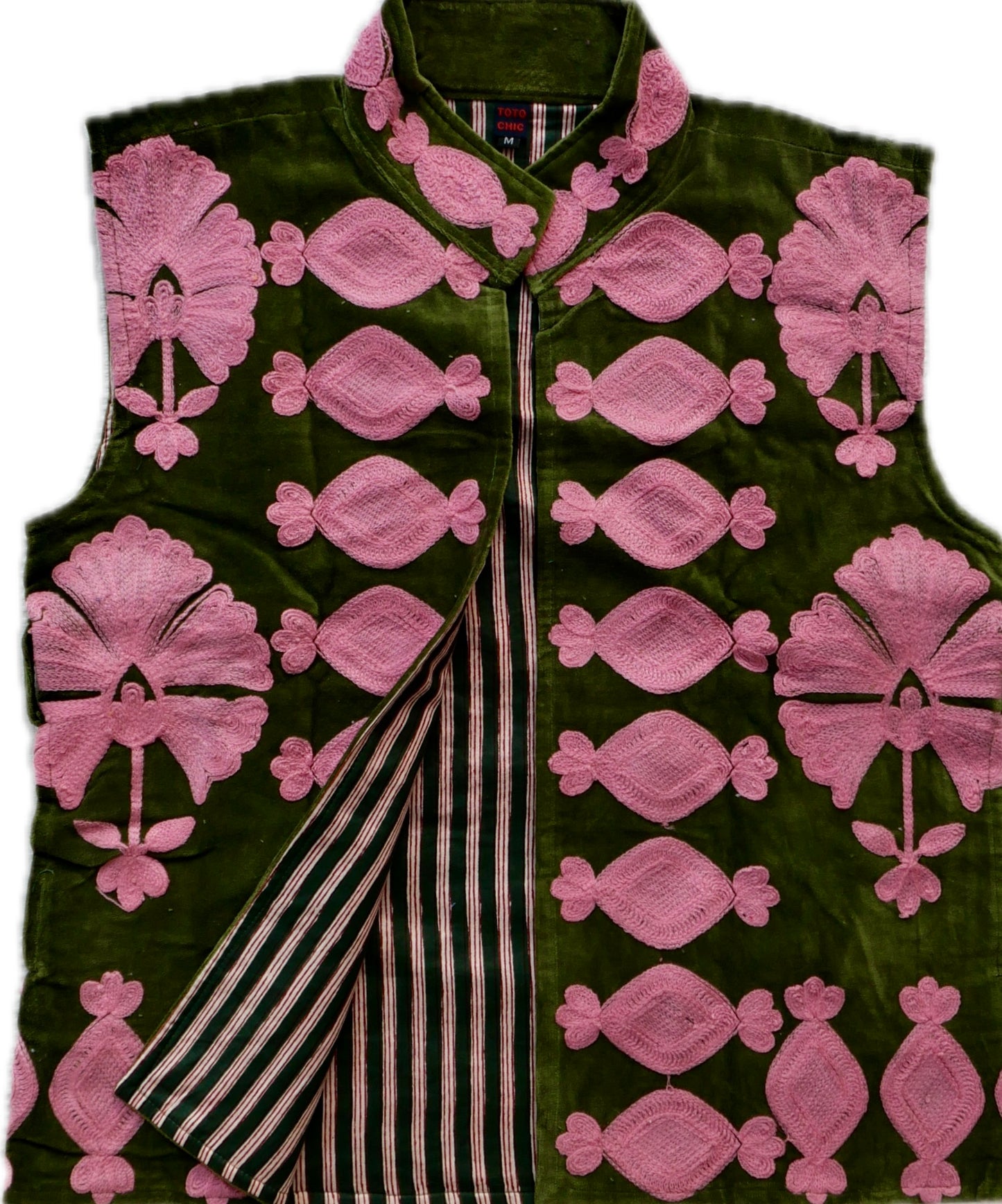 olive vest