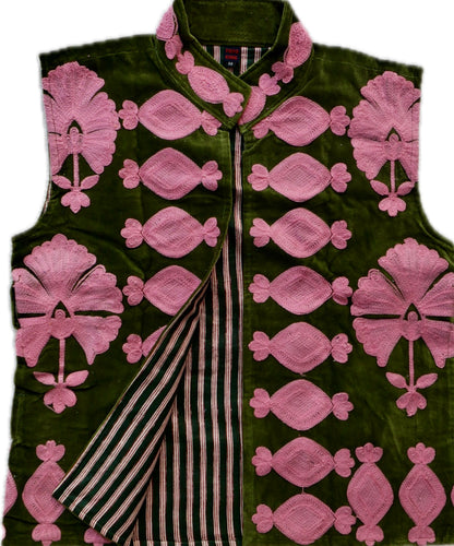 olive vest
